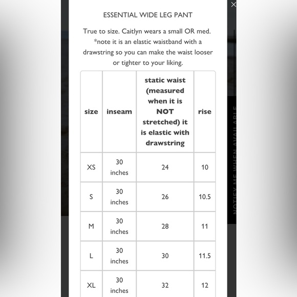 Timeless & classy essential button down & wide leg pants. Worn for 1 hour only. - Picture 8 of 9